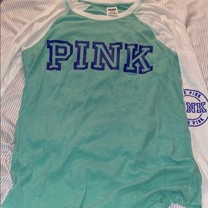 Pink long sleeves tee